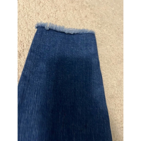 Alice + Olivia Jeans Amazing Assymetrical Waistband Skinny Ankle Jeans Size 30 - Picture 6 of 11